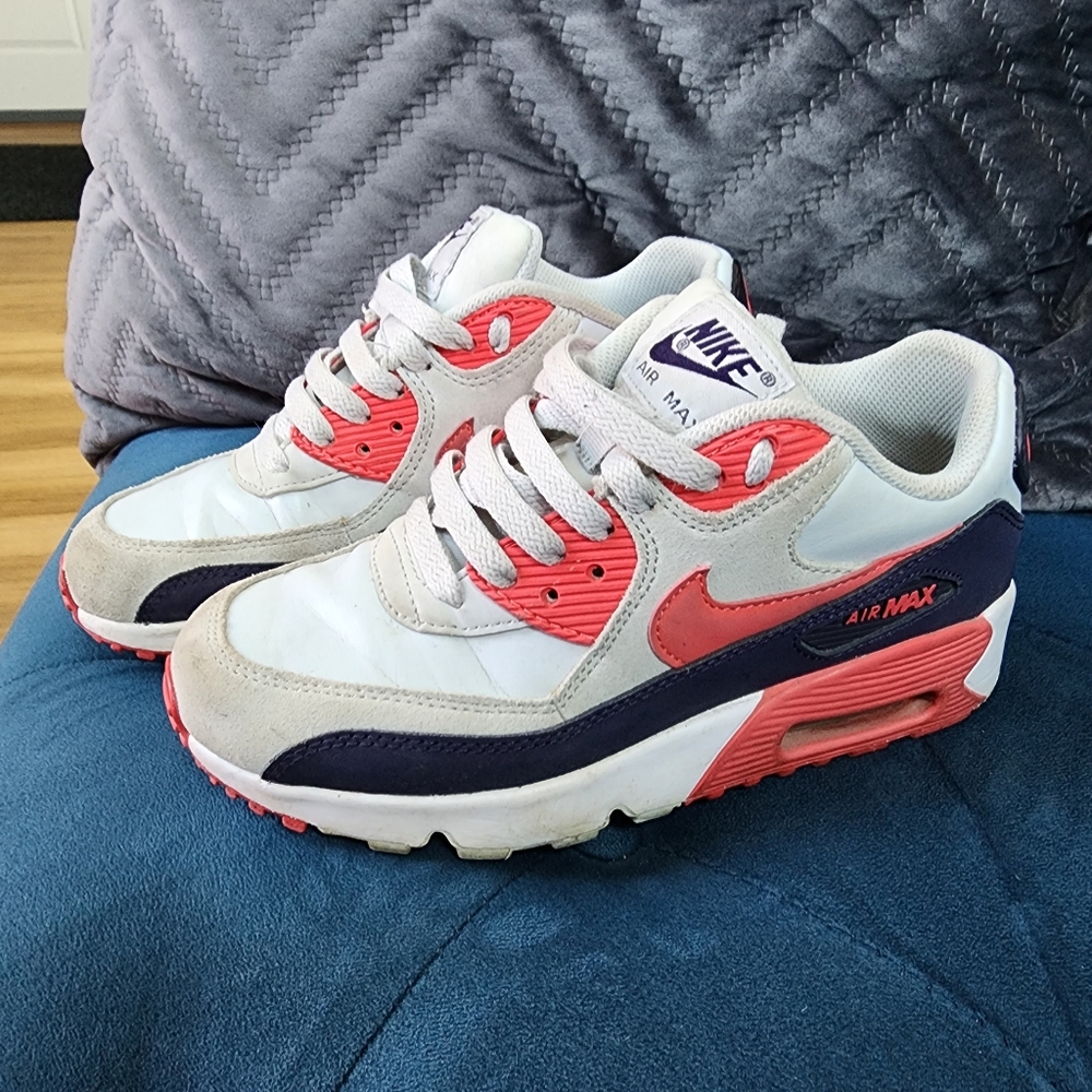Rare Nike Air Max 90 LTR GS in Platinum & Ember Glow'